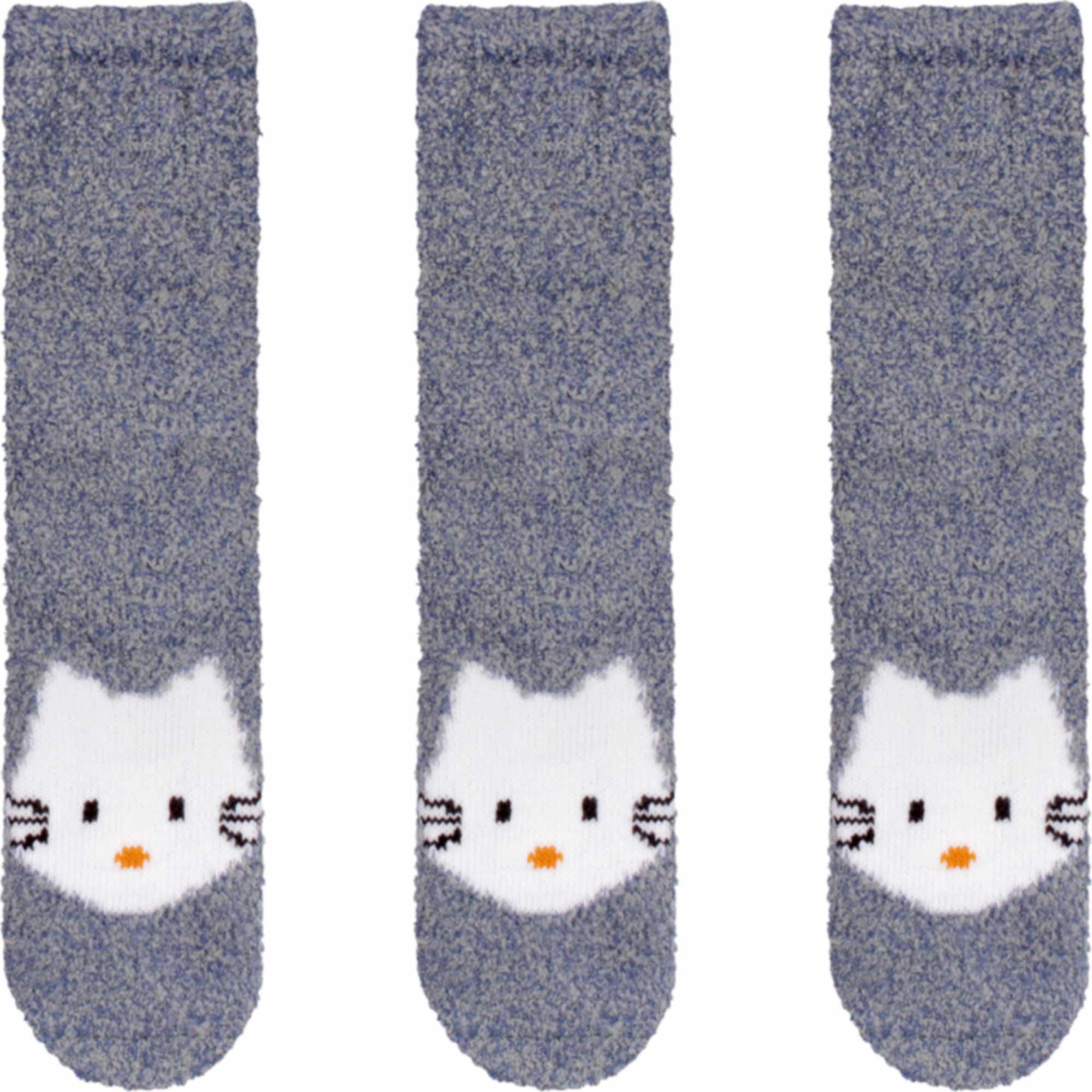 Fuzzy Animal Non-Slip Fuzzy Crew Socks