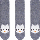Fuzzy Animal Non-Slip Fuzzy Crew Socks