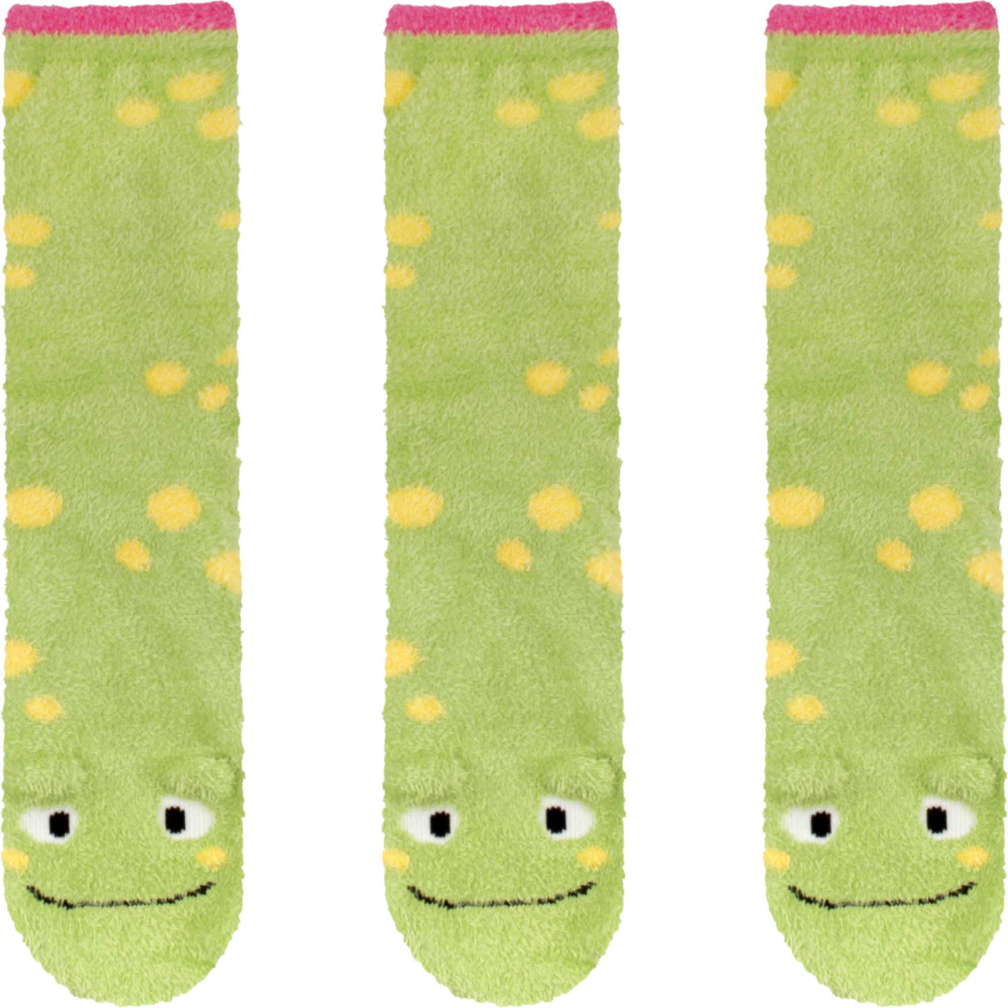 Fuzzy Animal Non-Slip Fuzzy Crew Socks