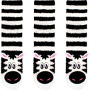 Fuzzy Animal Non-Slip Fuzzy Crew Socks