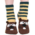 Women's Super Soft Cute Fuzzy Cozy Warm Animal Cabin Crew Socks