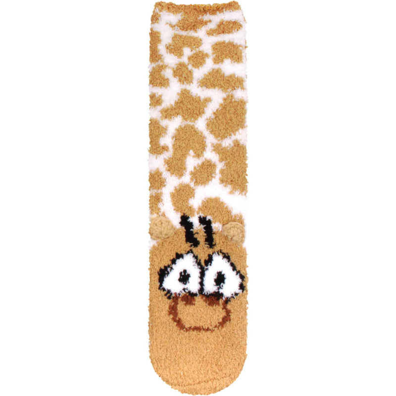 Women's Super Soft Cute Fuzzy Cozy Warm Animal Cabin Crew Socks