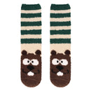 Women's Super Soft Cute Fuzzy Cozy Warm Animal Cabin Crew Socks