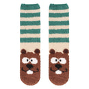 Women's Super Soft Cute Fuzzy Cozy Warm Animal Cabin Crew Socks