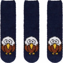 Women's Super Soft Cute Fuzzy Cozy Warm Animal Cabin Crew Socks