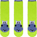 Women's Super Soft Cute Fuzzy Cozy Warm Animal Cabin Crew Socks