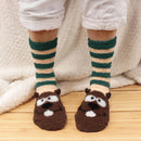 Women's Super Soft Cute Fuzzy Cozy Warm Animal Cabin Crew Socks