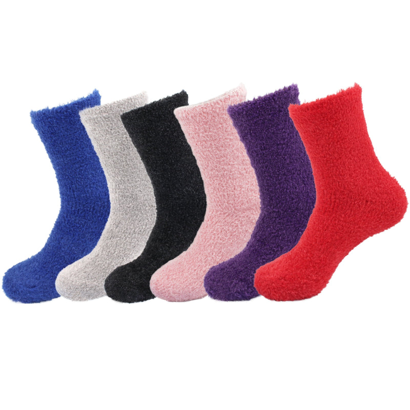 Women's Feather Light Fuzzy Socks