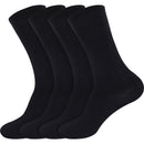 Men's Bamboo Thin with Thick Sole Socks: 4 Pairs