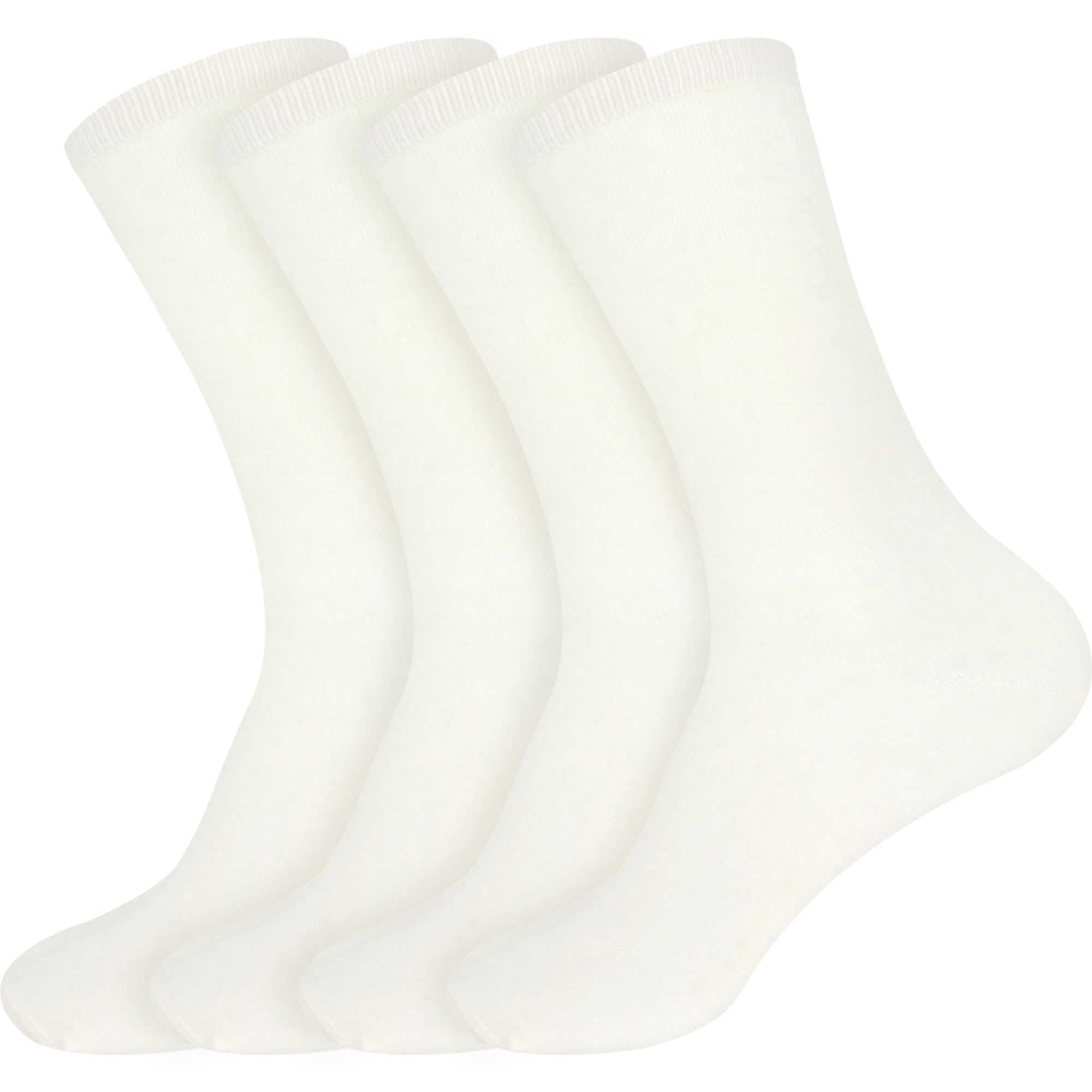 Men's Bamboo Mid-Calf Socks: 4 Pairs