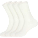 Women's Bamboo Thin with Thick Sole Socks: 4 Pairs