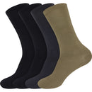 Men's Bamboo Mid-Calf Socks: 4 Pairs
