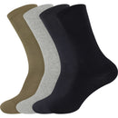 Men's Bamboo Mid-Calf Socks: 4 Pairs