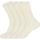 Women's Bamboo Mid-Calf Socks: 4 Pairs