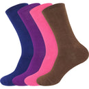 Women's Bamboo Mid-Calf Socks: 4 Pairs