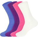Women's Bamboo Mid-Calf Socks: 4 Pairs