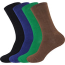 Women's Bamboo Mid-Calf Socks: 4 Pairs