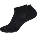 Men's Rayon from Bamboo Fiber Sports Superior Wicking Athletic Ankle Socks - Two Pairs