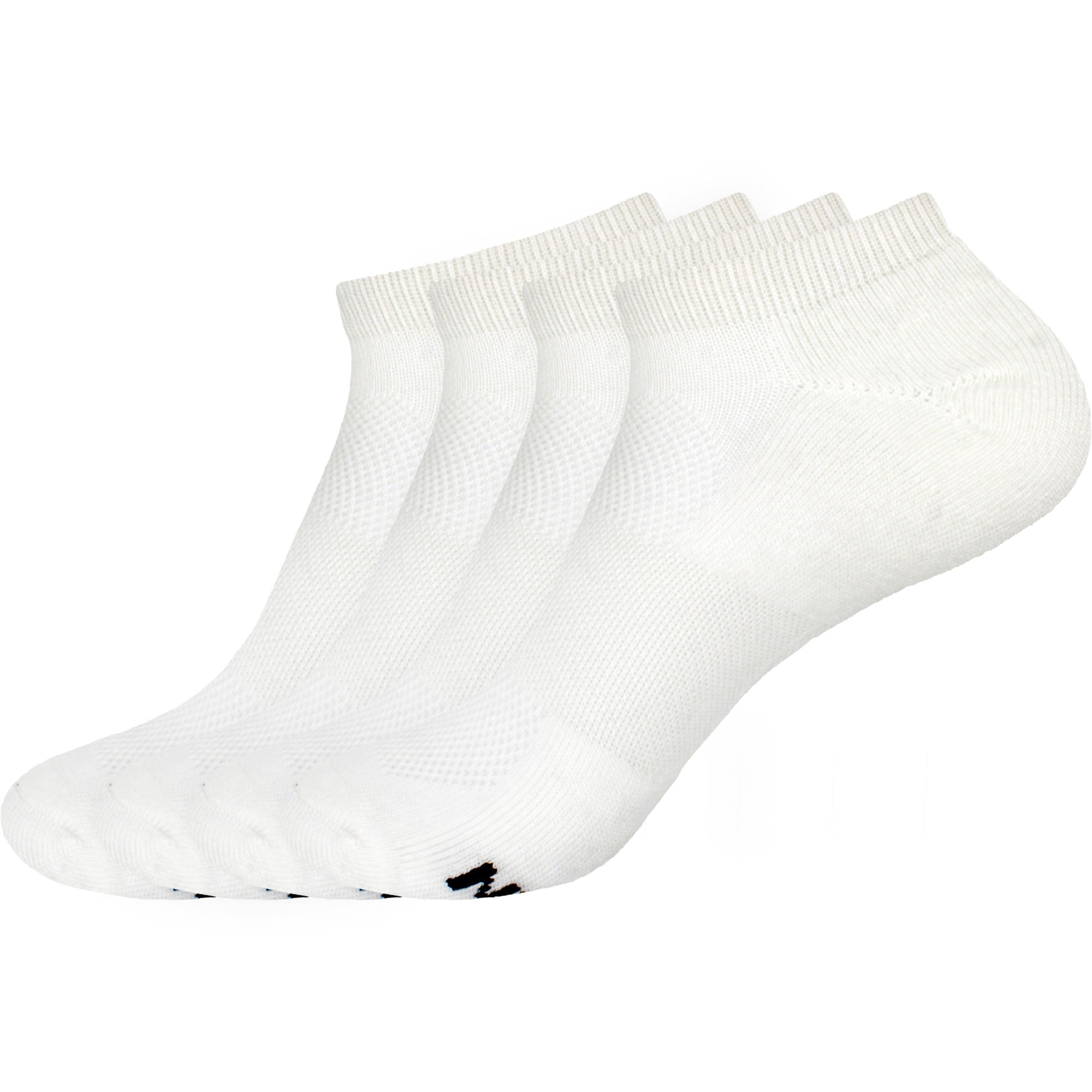 Women's Bamboo Athletic Ankle Socks: 4 Pairs