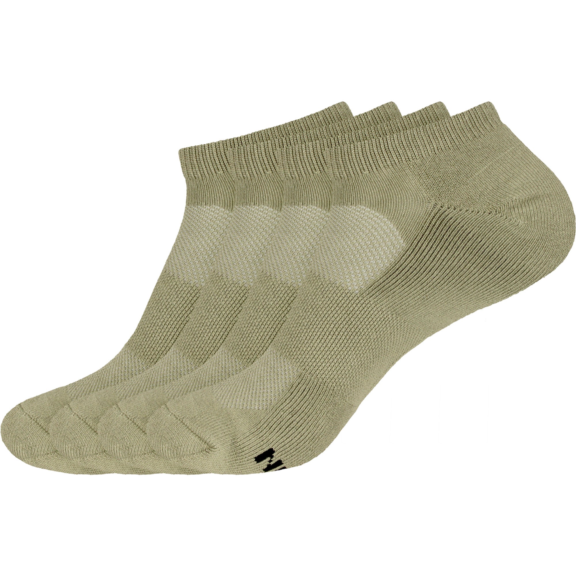 Men's Bamboo Athletic Ankle Socks: 4 Pairs