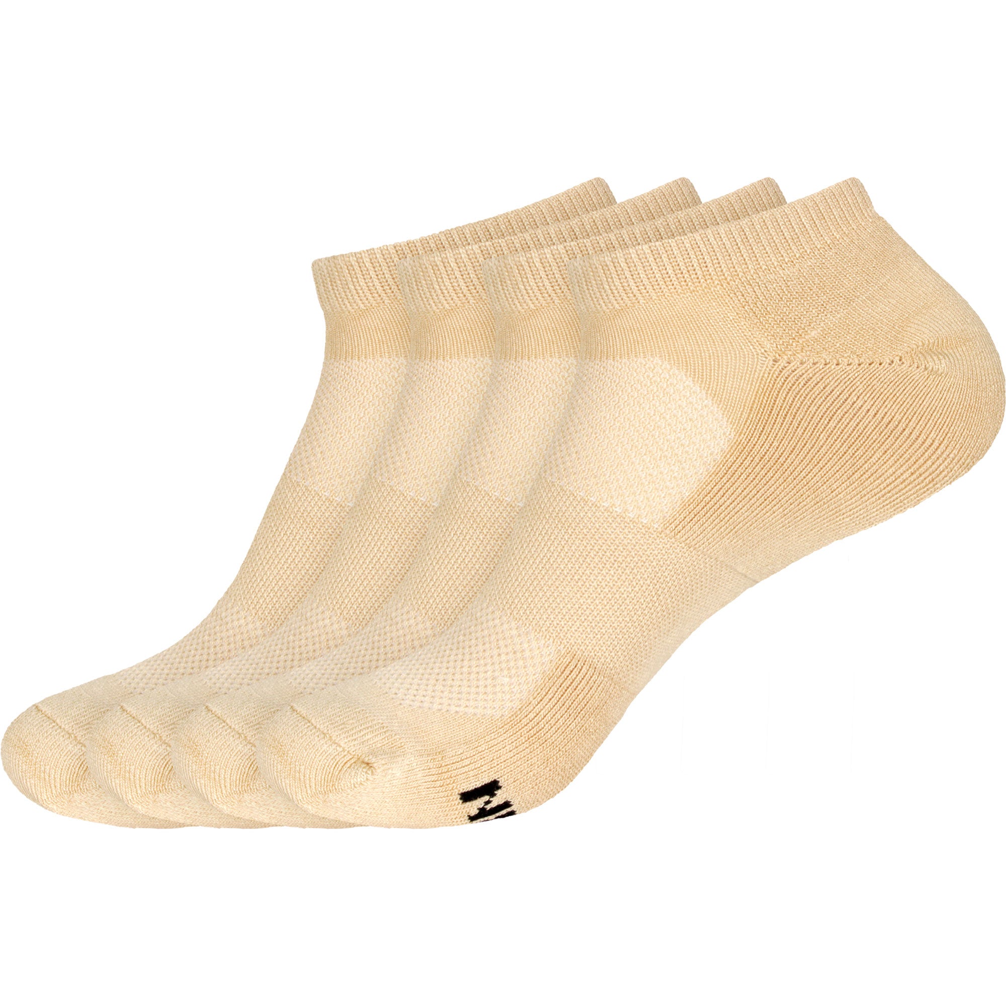 Men's Bamboo Athletic Ankle Socks: 4 Pairs