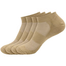 Unisex Bamboo Sports Ankle Socks: 4 Pairs