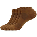 Unisex Bamboo Sports Ankle Socks: 4 Pairs