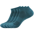 Unisex Bamboo Rayon Sports Ankle Socks - 4 Pairs