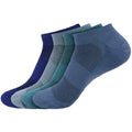 Unisex Bamboo Rayon Sports Ankle Socks - 4 Pairs