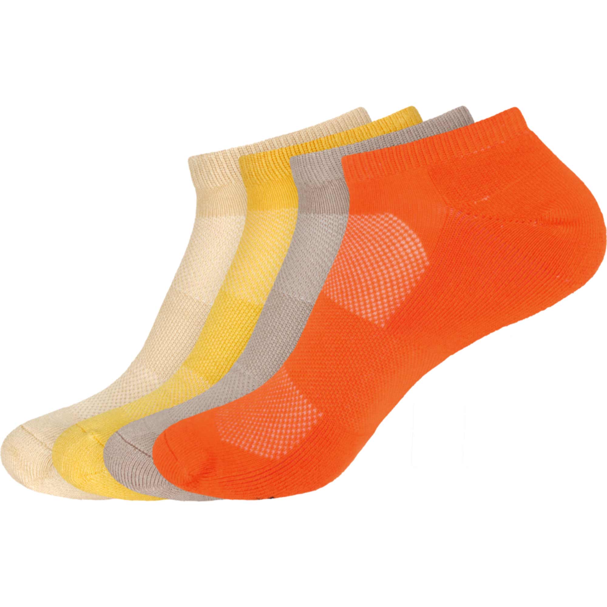Women's Bamboo Athletic Ankle Socks: 4 Pairs