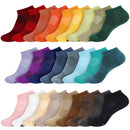 full bamboo ankle sock collection all colors