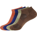 Men's Bamboo Athletic Ankle Socks: 4 Pairs