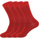 Men's Bamboo Mid-Calf Socks: 4 Pairs