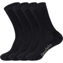 Men's Bamboo Thin with Thick Sole Socks: 4 Pairs
