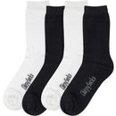 Men's Bamboo Thin with Thick Sole Socks: 4 Pairs