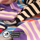 Women's Bamboo Stripes Anklet Socks