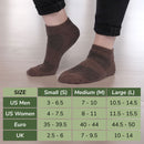 Unisex Bamboo Rayon Wool Blend Athletic Ankle Socks