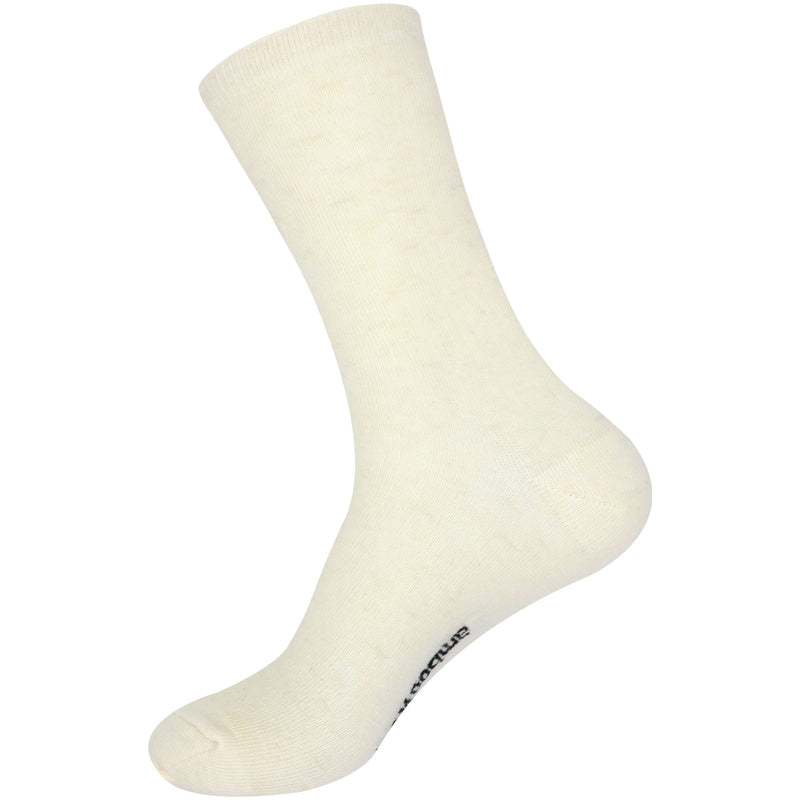 Unisex Rayon from Bamboo Wool Blend Athletic Crew Socks