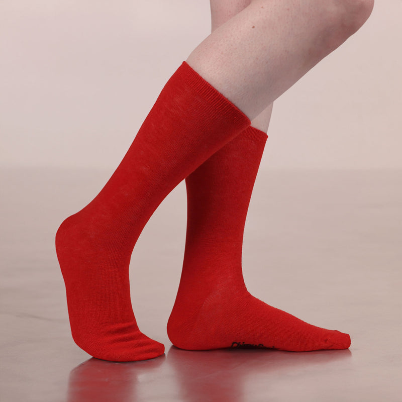 Unisex Rayon from Bamboo Wool Blend Athletic Crew Socks