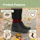 Unisex Bamboo Rayon Wool Blend Athletic Crew Socks