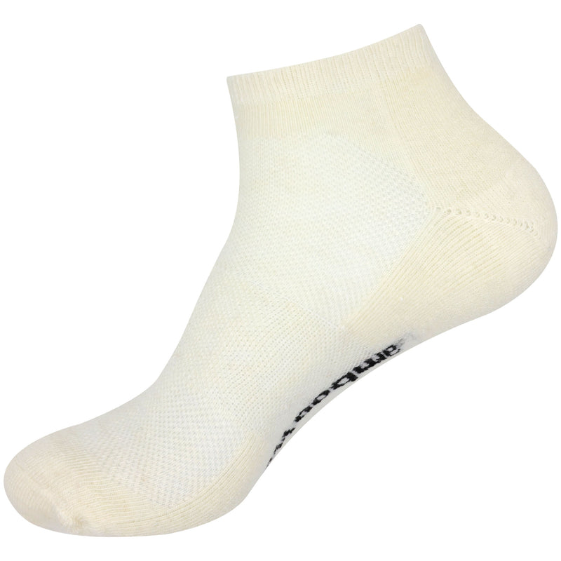 Unisex Rayon from Bamboo Wool Blend Athletic Quarter Socks