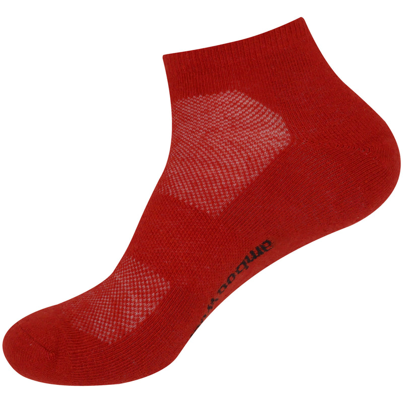 Unisex Rayon from Bamboo Wool Blend Athletic Quarter Socks