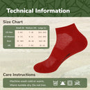 Unisex Bamboo Rayon Wool Blend Athletic Quarter Socks