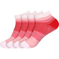 Women's Soft Chenille Furry Fuzzy Color Block Ankle Home Socks