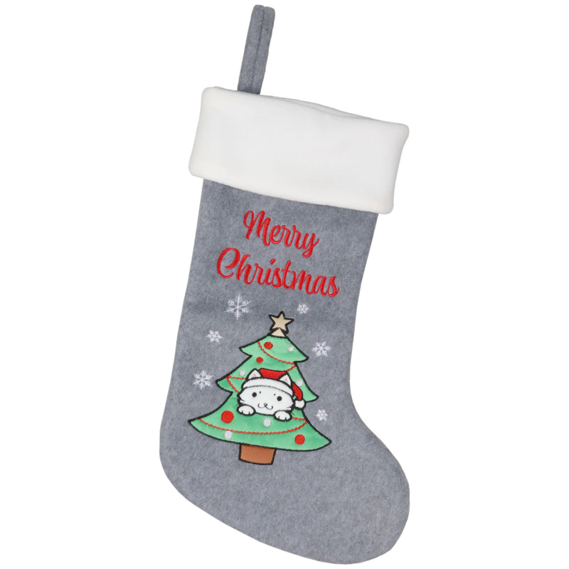 Hand-Embroidered Christmas Stockings