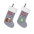 Hand-Embroidered Christmas Stockings