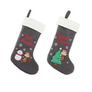 Hand-Embroidered Christmas Stockings