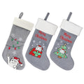 Hand-Embroidered Christmas Stockings