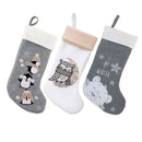 Hand-Embroidered Christmas Stockings