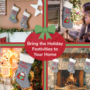 Hand-Embroidered Christmas Stockings